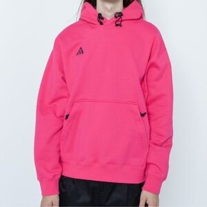 Nike ACG Therma-FIT Fleece Pullover PINK Hoodie‎ Size XXL